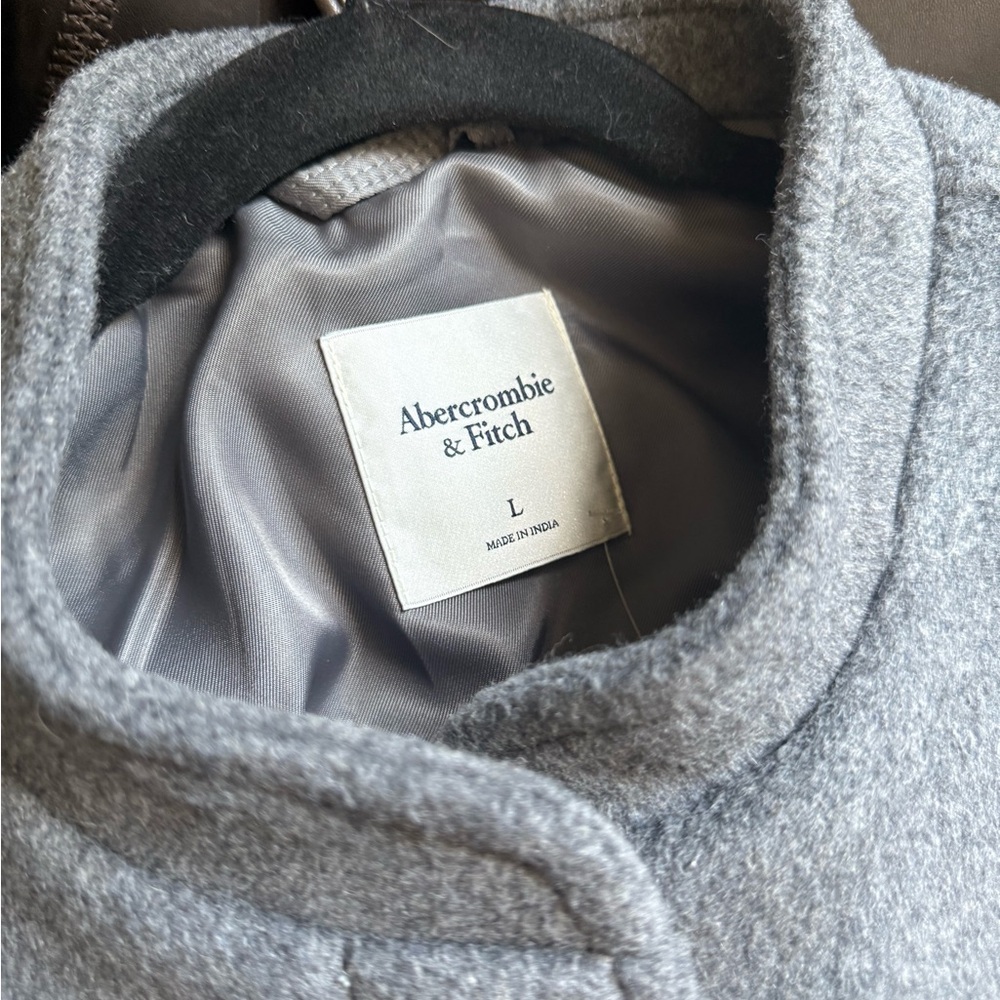 Abercrombie & Fitch Light Gray Bomber Jacket